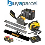 Dewalt DCS520T2-KR-VAC 54v XR FLEXVOLT Plunge Saw - 2x6.0ah + 2 Guide Rails ++