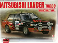 Aoshima-B24022 Kit 1/24 Mitsubishi Lancer Turbo 1984 Rac Rally