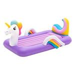 Bestway Lit Gonflable pour Enfant Motif Licorne 188 x 109 x 89 cm