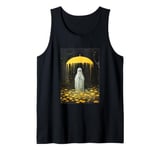 Halloween Spooky Ghost In The Forest Umbrella Flower Gothic Tank Top