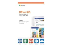 Microsoft Office 365 Personal - Version Boîte (1 An) - 1 Personne - Sans Support, P4 - Win, Mac, Android, Ios - Français - France)