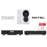 Rotel Audio Pack 1 - CD Player - Black - Lux White