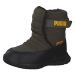 PUMA Mixte bébé Nieve Boot WTR AC Inf Basket, Grape Leaf-Saffron, 20 EU