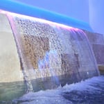 Piscine Center O'clair - Lame d'eau 600 x 150mm - cascade pour piscine