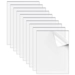 Belle Vous Clear Acrylic Sheets (10pcs) - 2mm Thick 15 x 10cm, Transparent Glass