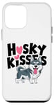 Coque pour iPhone 12 mini Adorable Husky Sibérien Bisous Chien Maman Chiot Papa Huskies