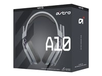 Astro Gaming A10 Gen 2 - Hodesett - Full Størrelse - Kablet - 3,5 Mm Jakk - Grå