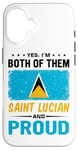 iPhone 16 Saint Lucian Roots Lucian Pride Design for St Lucian Case