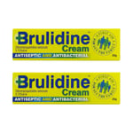 2x Brulidine Antiseptic and Antibacterial Cream 25g