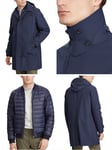 Polo Ralph Lauren 3 in 1 Commuter Coat Parka Jacket Mantel Hood Bomber Jacket S