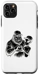 Coque pour iPhone 11 Pro Max Funny Cryptid Bigfoot Alien Love Valentine Monster Femme Homme