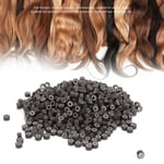 Hair Extension Ring Loops Silicone Lined Micro Beads Links Aluminum Hair Ext LSO