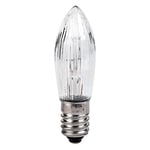 Lot de 10 ampoules à filament E10 8-55 V 3 W pour arcs de bougies, arcs électriques, lustres et guirlandes lumineuses (3 W 8 V)