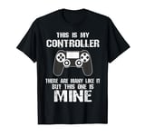 Gaming Pajamas For Boys Mens Gamer Top Womens Controller Boy T-Shirt