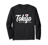 Japan Souvenirs Makes My Heart Skip A Beat I Love Tokyo Long Sleeve T-Shirt