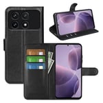 Xiaomi Poco F6 Pro      Pu Wallet Case    [Black]