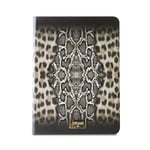 Just Cavalli Booklet Slim Étui avec Fermeture magnétique et Fonction Support pour Apple iPad Air 2 Léopard