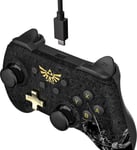 MANETTE FILAIRE CORE PLUS ZELDA + 6 sticks analogiques Nintendo Switch/OLED Neuf