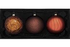 WeRChristmas Boules en cuivre 11 cm