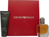 Giorgio Armani Emporio Armani Stronger With You Gift Set 50ml EDT + 75ml Shower Gel