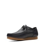 Clarks Homme Shacre Ii Run, Cuir Noir, 44 EU