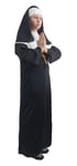 Childs Nun Robes Habit & Cross Clergy Religious Fancy Dress Costume [Age 8-12]