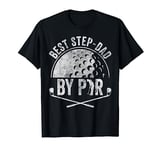 Funny Golf Lover Sports Golfer Shirt Best Step-Dad By Par T-Shirt