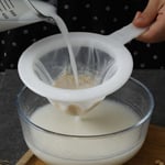 2 st köksfinmaskig nylon sil I plast sil filter sked för sojamjölk kaffe mjölk yoghurt kefir juice (100 mesh)