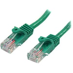 StarTech.com Câble réseau Cat5e UTP sans crochet - 50 cm Vert - Cordon Ethernet RJ45 anti-accroc - Câble patch (45PAT50CMGN)