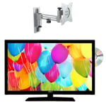 PACK ANTARION TV LED 22" 55cm Téléviseur DVD intégré 12V + Support TV 180° Charg