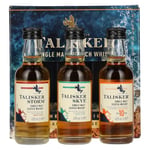 Talisker Single Malt Scotch Whisky | 45.8% vol | 3 x 5cl | Gift Pack | 3 Distinct Scottish Whisky Impressions | Peated | Smoky Flavour | Single Malt Whisky Made by the Sea