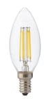 Horoz Electric - Ampoule led flamme à filament 4W (Eq. 32W) E14 4200K