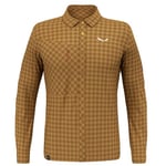 Salewa T-Shirt Brand Model Puez Dry M L/S Shirt Golden Brown