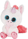 NICI Doudou - Peluche GLUBSCHIS Licorne Milky-Fee 15cm, avec des Grands Yeux Scintillants