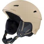 Cairn Electron - Casque ski Mat Biscuit 57-58 cm