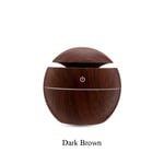 Usb Humidifier Essential Oil Diffuser Air Purifier Dark Brown