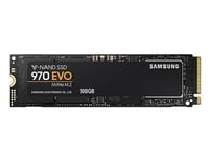 Disque SSD interne Samsung 970 EVO NVMe 500 Go Noir