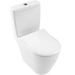 WC à poser compact sans bride VILLEROY ET BOCH Avento avec abattant