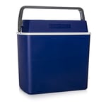 Glacière électrique portable Campart, 22L et 12V, 16°C en dessous de la température ambiante, Bleu, 25,6 x 41 x 40,1 cm