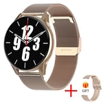 Men Smart Watch Women Heart Rate Blood Pressure Monitoring BT Call Waterproof