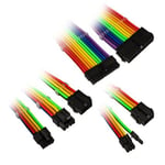 Kolink Core Adept Braided Cable Extension Kit - Rainbow