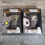 Funko Harry Potter Pop Pins X2 Remus Lupin & Serius Black New Collectable Funko