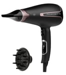 Rowenta Silence CV7920 sèche-cheveux 2300 W Noir, Rose