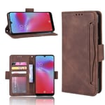 Yhteensopiva Vodafone Smart V10 Wallet Case Pu -nahkaisten korttipaikkojen kanssa.