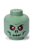 Lego Storage Head - Green Skeleton Green LEGO STORAGE