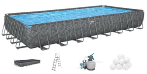 Bestway APX 365 Rektangulär pool 956 x 488 x 132 cm