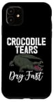 Coque pour iPhone 11 Crocodile se déchire rapidement