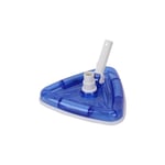 Aspirateur balai triangulaire avec brosse pour piscine liner