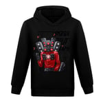 Pojkflickor Streetwear Barn Hoodies Casual Skibidi Toalett Tröja black 130cm