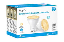 Tapo L610 - LED-spotlight - GU10 - 2.9 W - varmt vitt ljus - 2700 K (paket om 2)